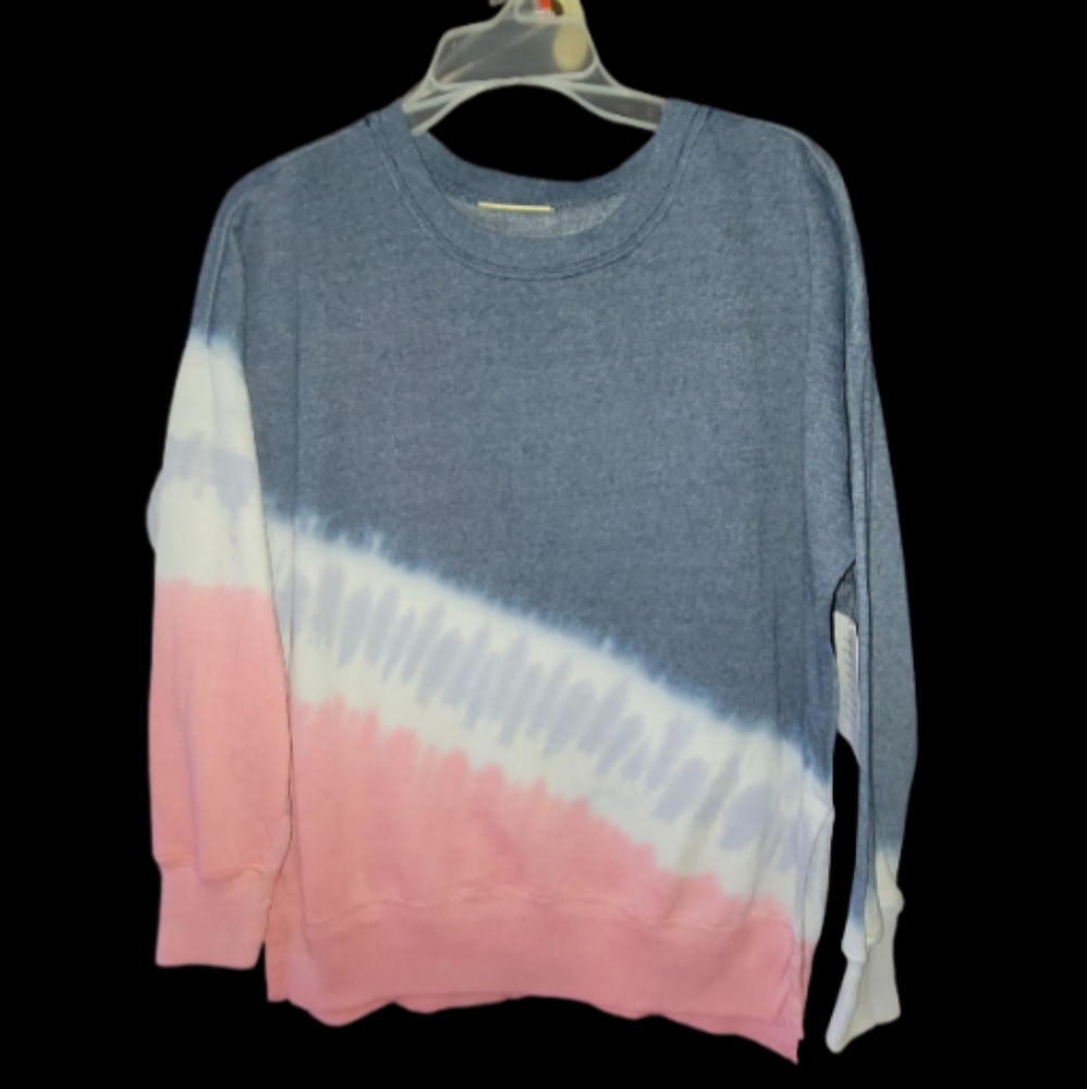 New Long Sleeved Top~Shirt~Sweater~Sweatshirt~Bobbie Brooks~Pink/Blue